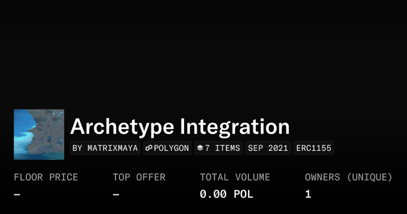Archetype Integration Collection Opensea - Geometric Image Collection - Full HD Quality