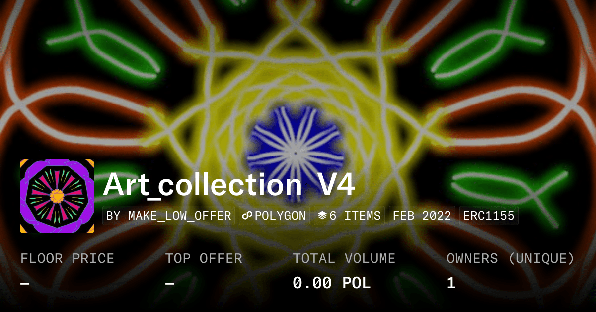 Art Collection V4 Collection Opensea