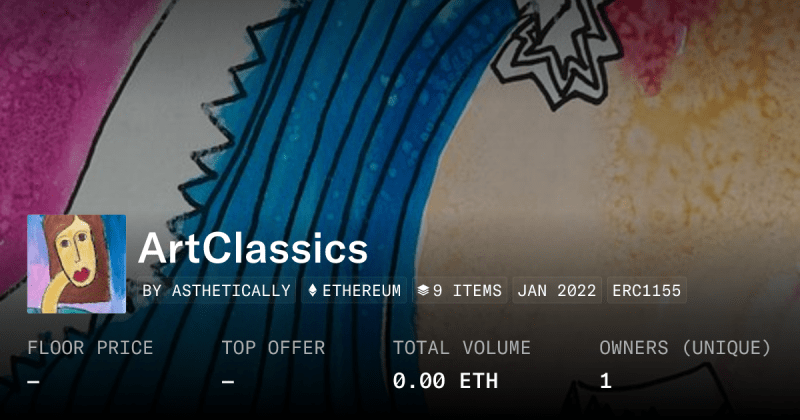 Paint Classics Collection Opensea - Retina Dark Pictures for Desktop