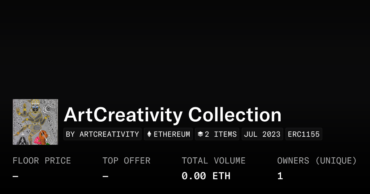 Artcreativity Collection Collection Opensea