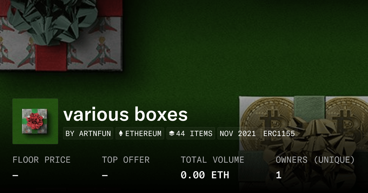 Various Boxes Collection Opensea