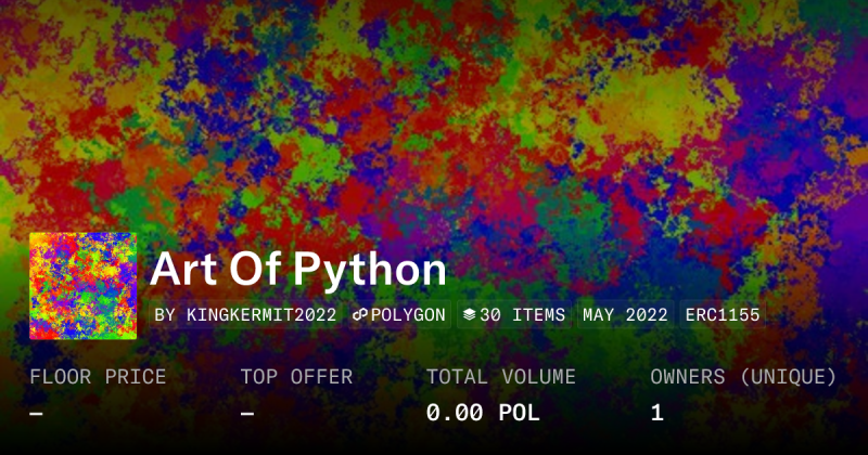 Python Art Collection Opensea - Artistic 4K Abstract Backgrounds | Free Download