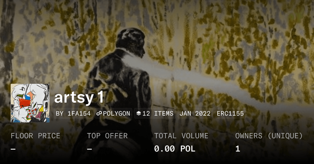 Artsy 1 Collection Opensea