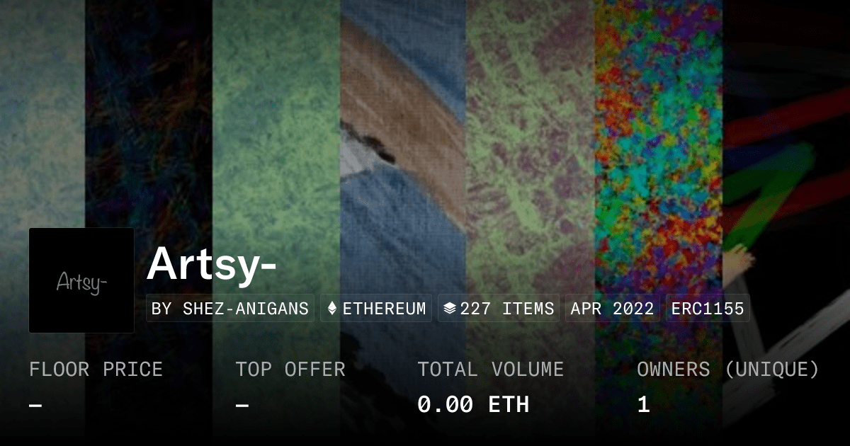 Artsy Collection Opensea