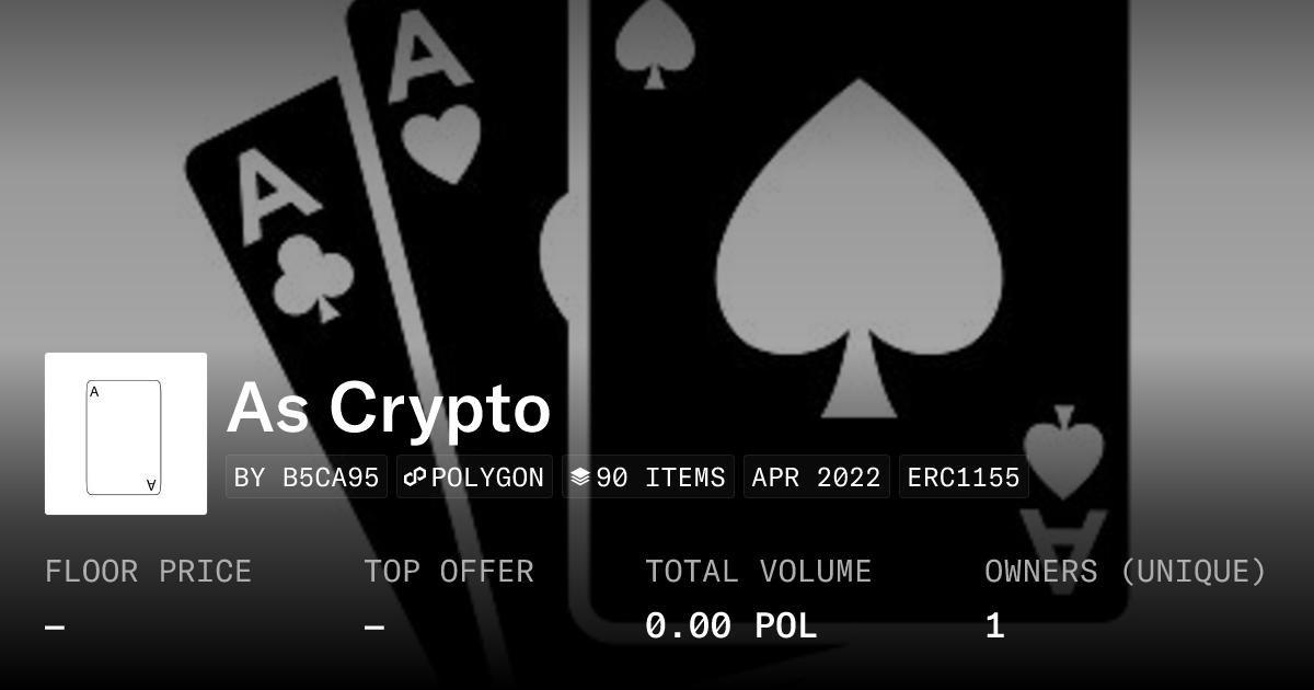 As Crypto Collection Opensea