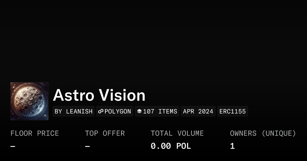 Astro Vision Collection Opensea