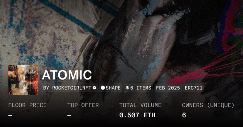 Atomic Collection Opensea - Premium Sunset Design Gallery - Desktop