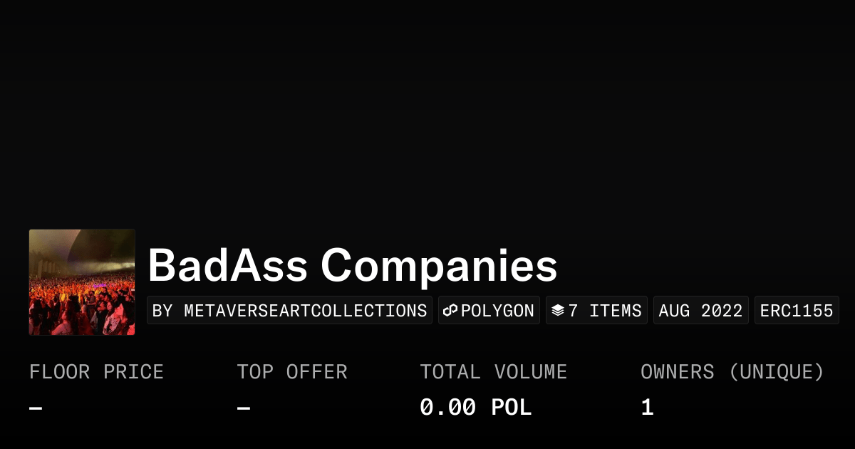 Badass Companies Collection Opensea