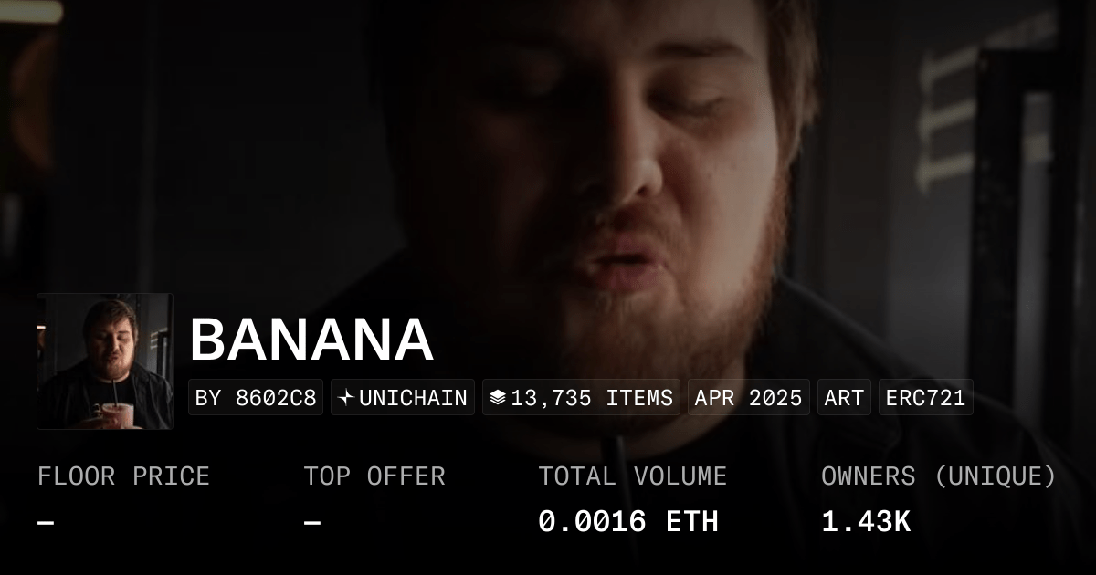 Banana Collection Opensea