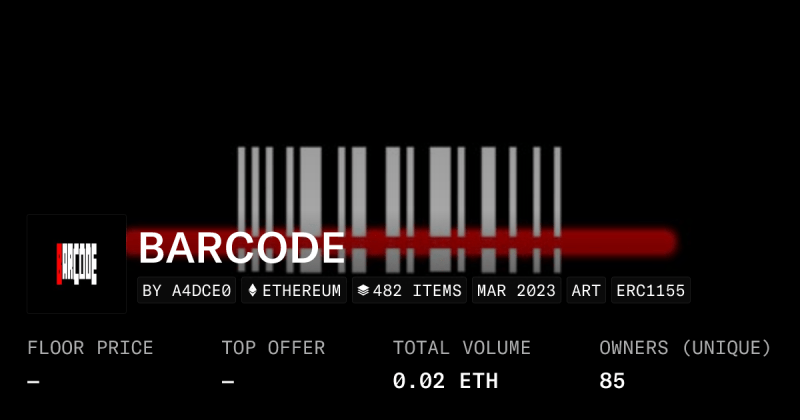 Barcode Punks Collection Opensea - Mountain Picture Collection - HD Quality