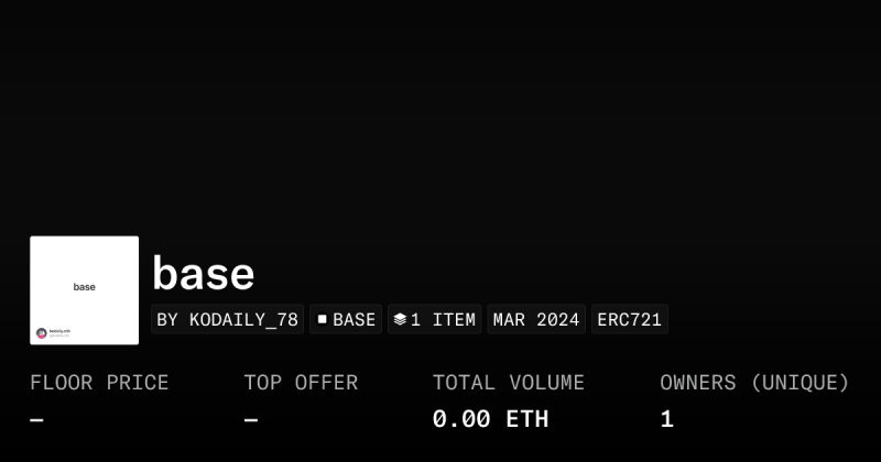 Base Collection Opensea - Premium Ocean Background Gallery - 4K