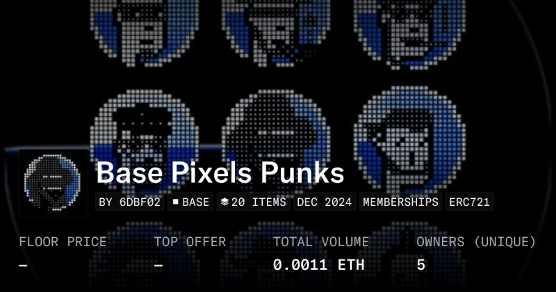 Pixels Guild Punks Collection Opensea - Space Design Collection - 8K Quality
