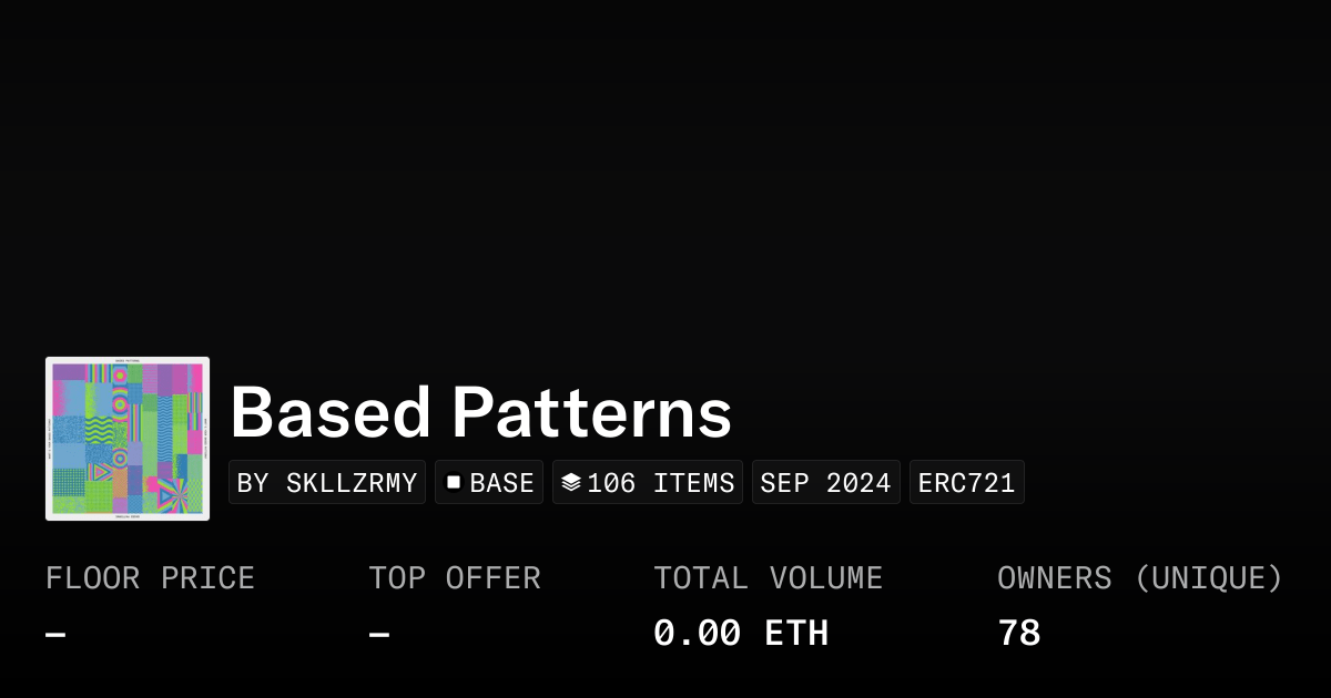 Based Patterns Collection Opensea