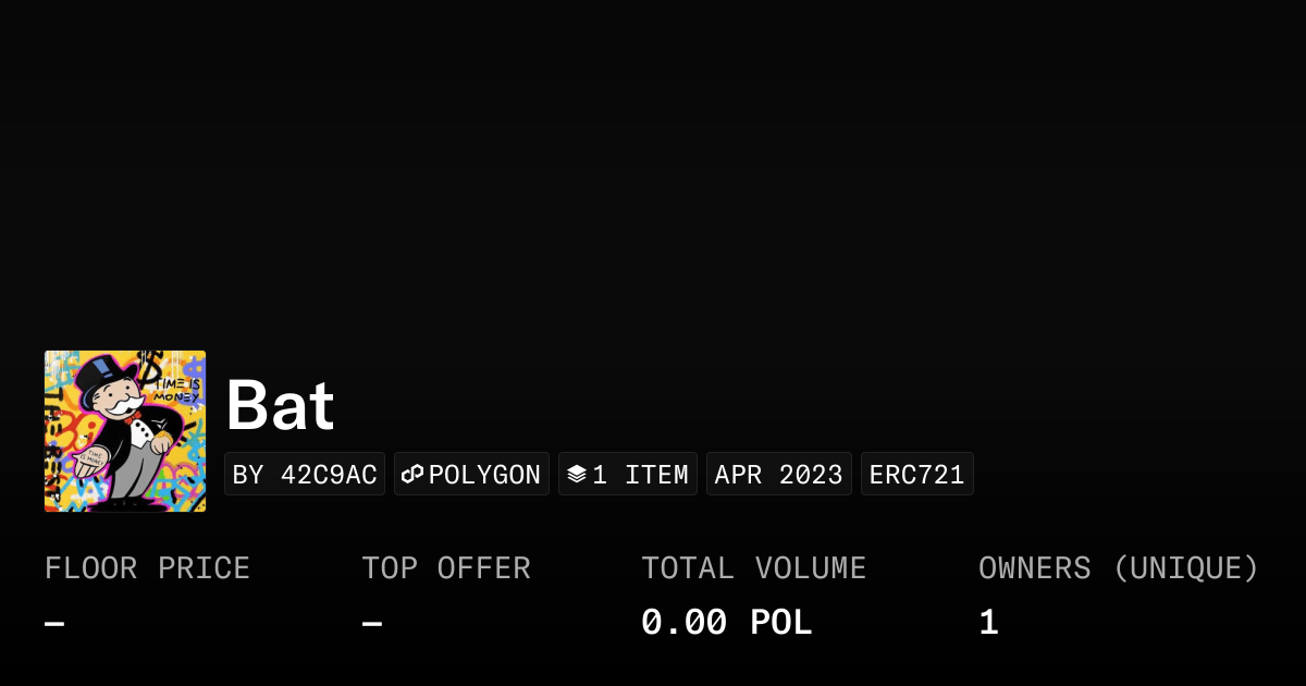 Bat Collection Opensea