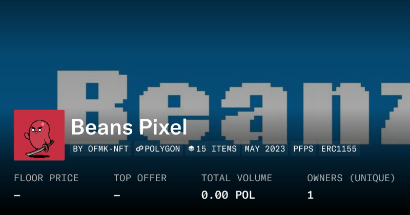 Beans Pixel Collection Opensea - HD Ocean Backgrounds for Desktop