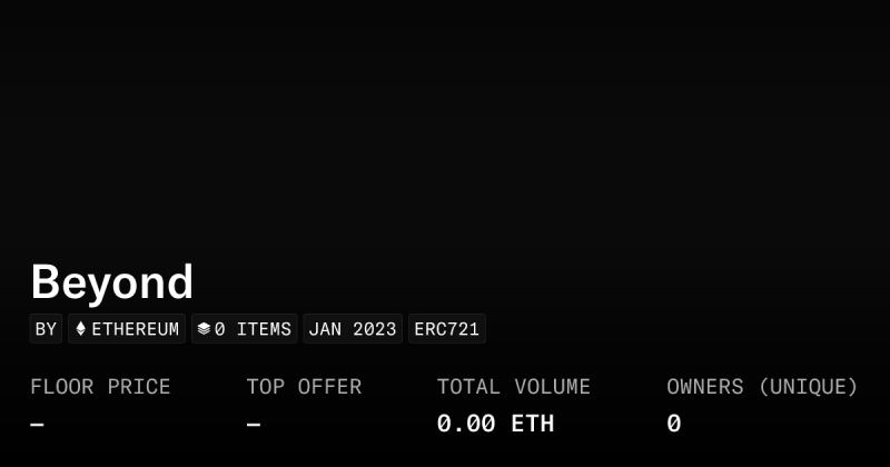 Beyond Models Collection Opensea - Best Gradient Designs in 8K
