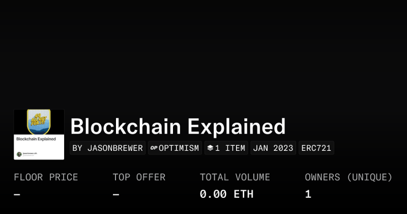 Blockchain Collection Opensea - Premium Ocean Background Gallery - Desktop