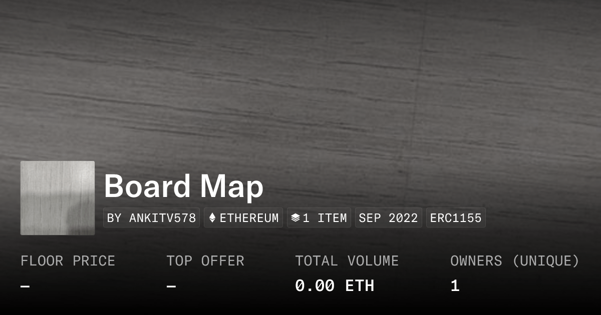 Board Map Collection Opensea