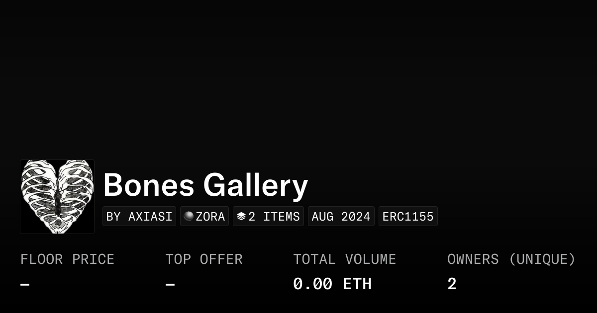 Bones Gallery Collection Opensea