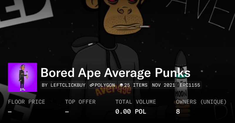 Average Ape Punks Collection Opensea - Nature Wallpaper Collection - High Resolution Quality