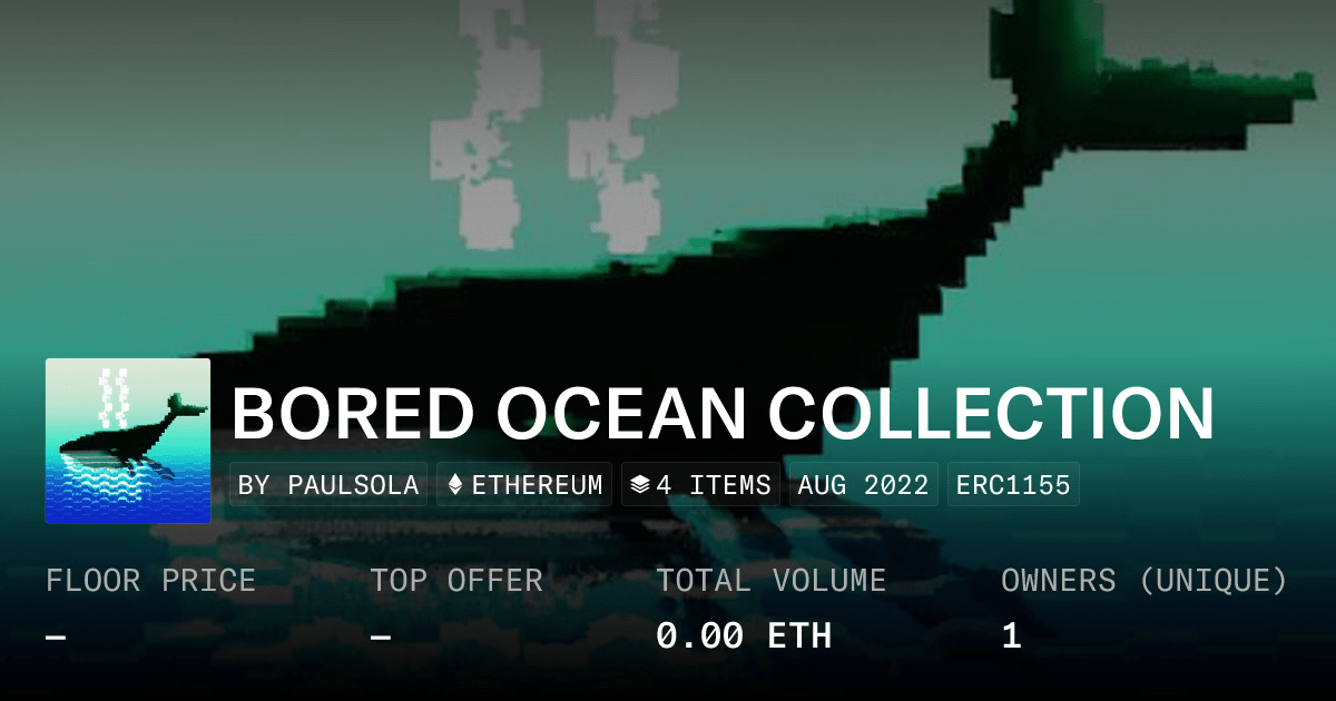 Bored Ocean Collection Collection Opensea