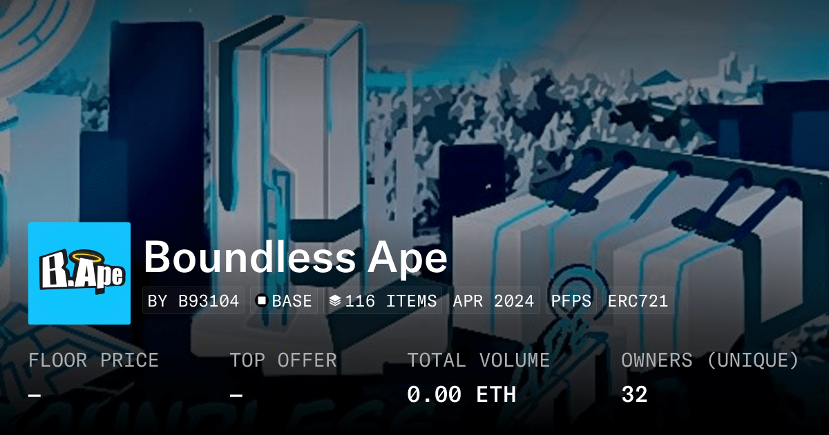 Boundless Ape Collection Opensea