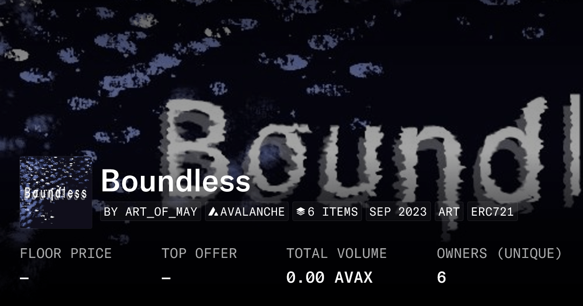 Boundless Collection Opensea