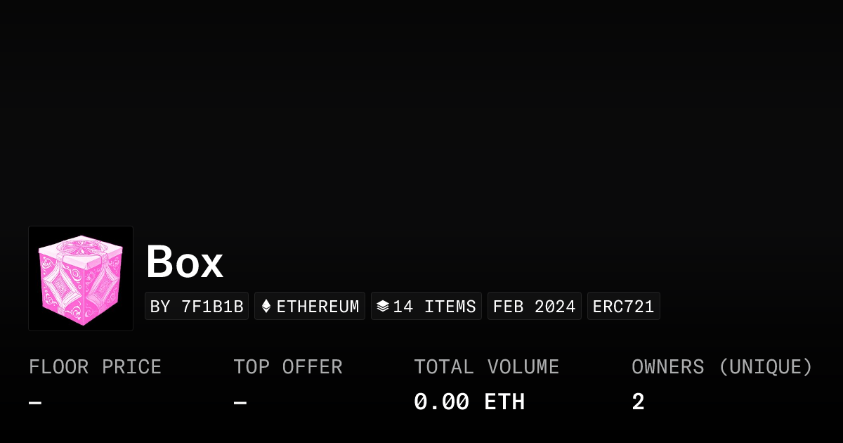 Box Collection Opensea