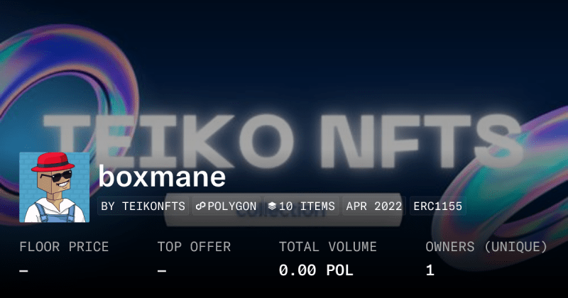 Boxmane Collection Opensea - Space Background Collection - Retina Quality