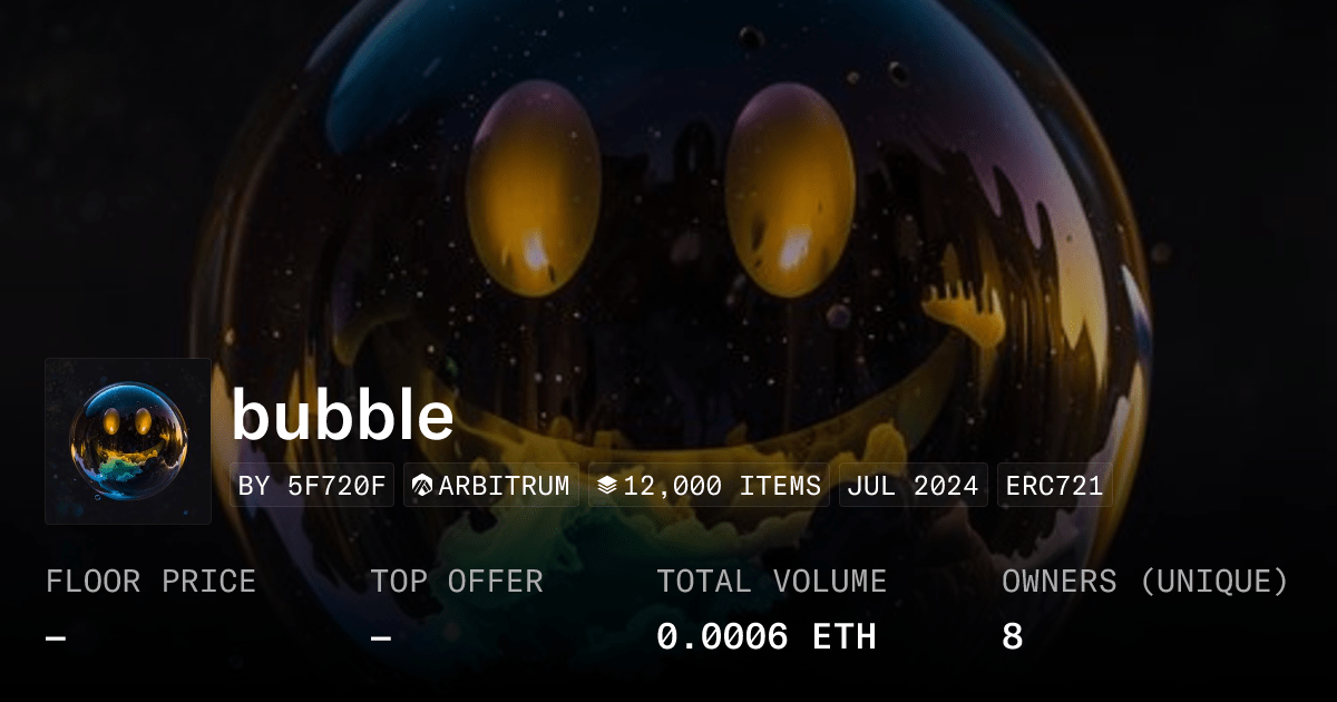 Bubble Collection Opensea