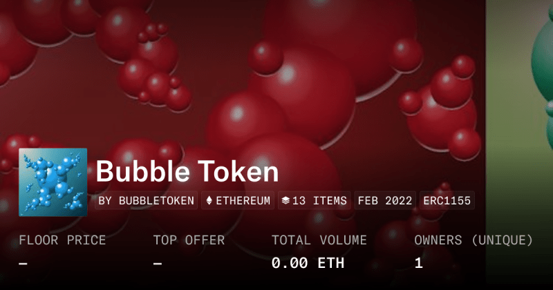 Bubble Token Collection Opensea - HD Minimal Arts for Desktop