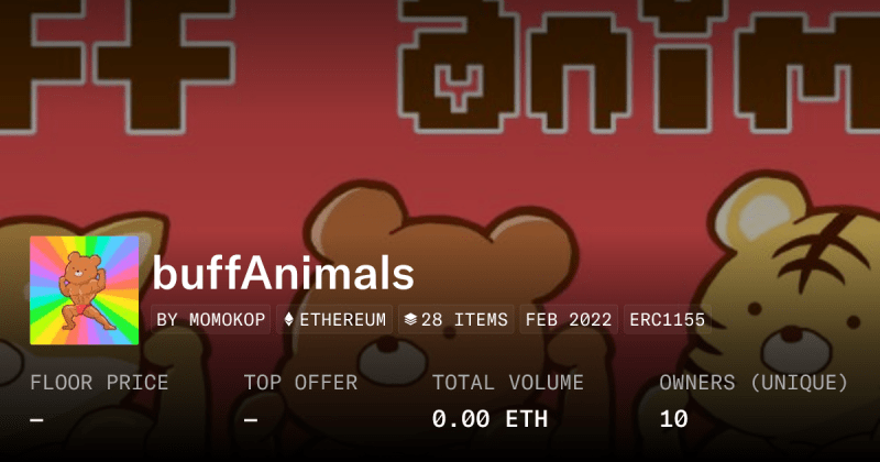 Buff Dogs Collection Opensea - Space Textures - Gorgeous Retina Collection