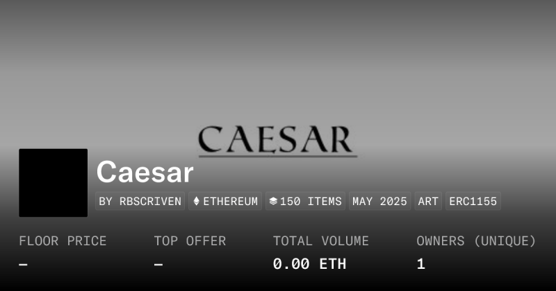 Caesar Collection Opensea - Premium Abstract Picture Gallery - HD