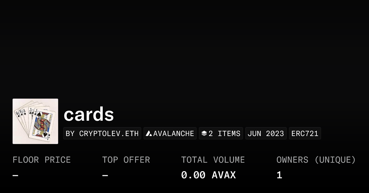 Cards - Collection | OpenSea