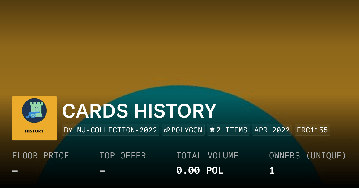 Cards History Collection Opensea
