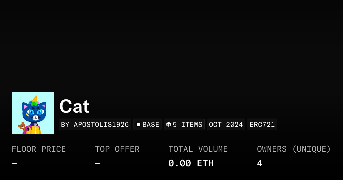 Cat Collection Opensea