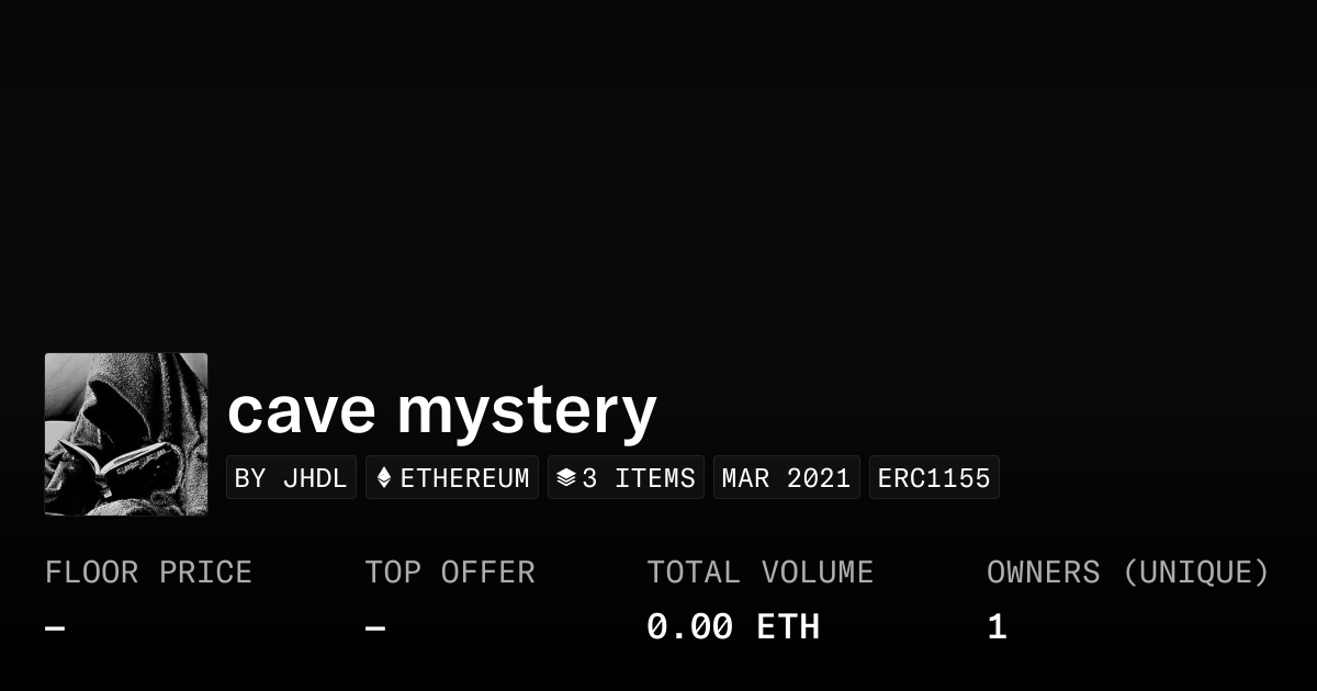 Cave Mystery Collection Opensea