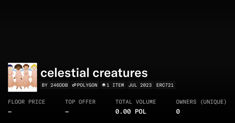 Celestial Creatures Collection Opensea - Landscape Illustrations - Premium 8K Collection