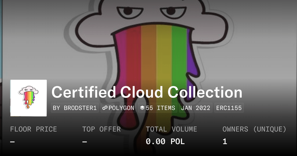 Certified Cloud Collection Collection Opensea