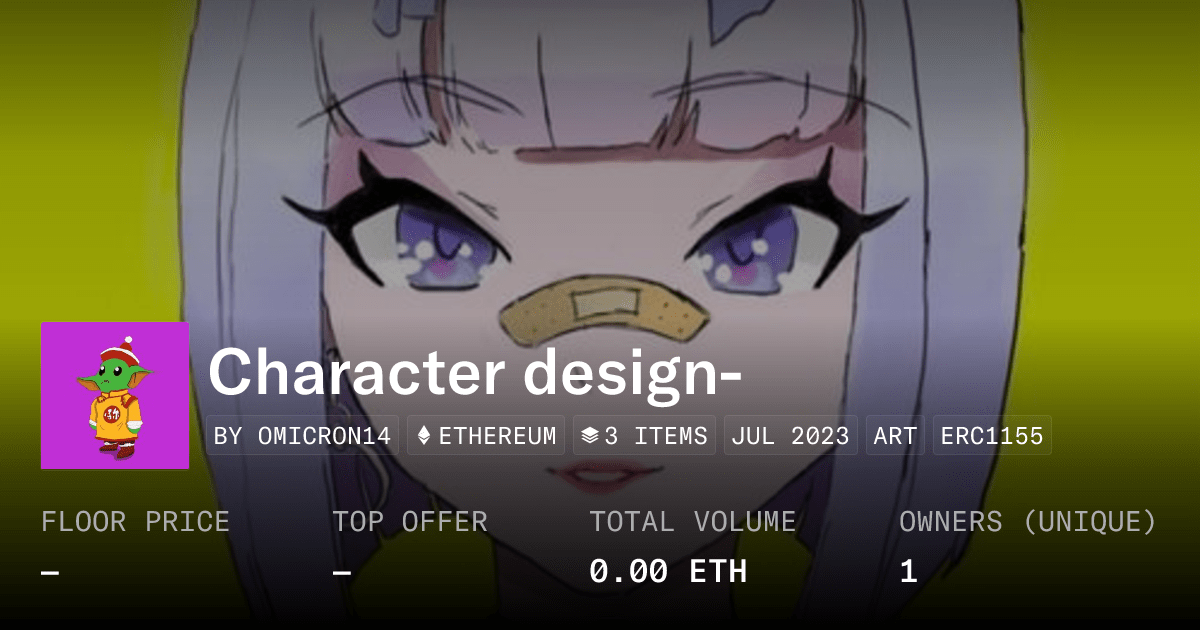 Character Design- - Collection | OpenSea