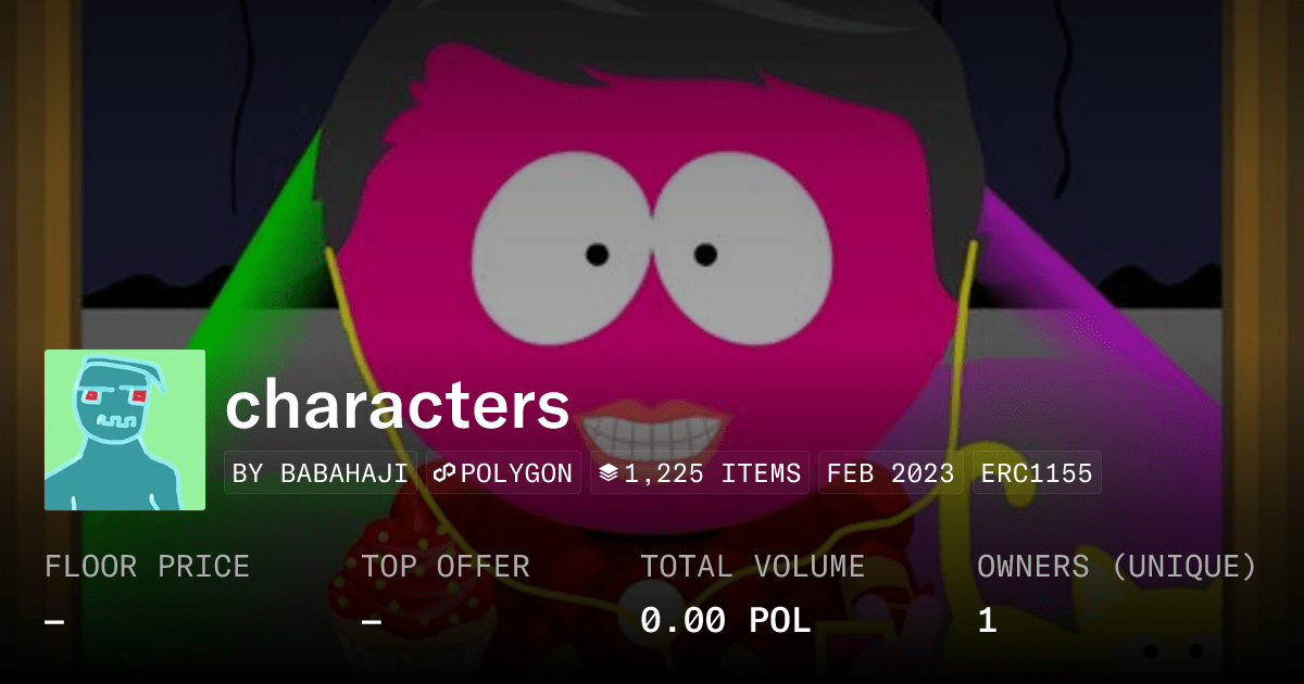 Characters Collection Opensea