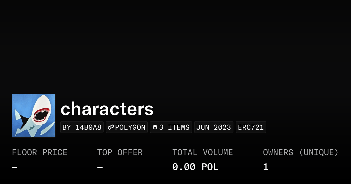 Characters - Collection | OpenSea