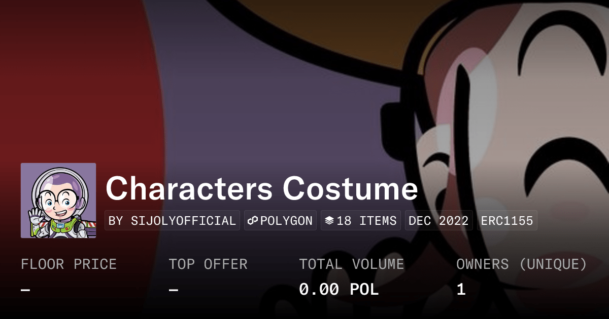 Characters Costume Collection Opensea