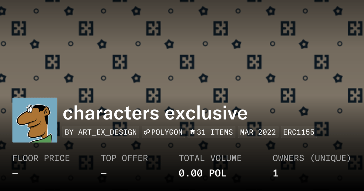 Characters Exclusive - Collection | OpenSea