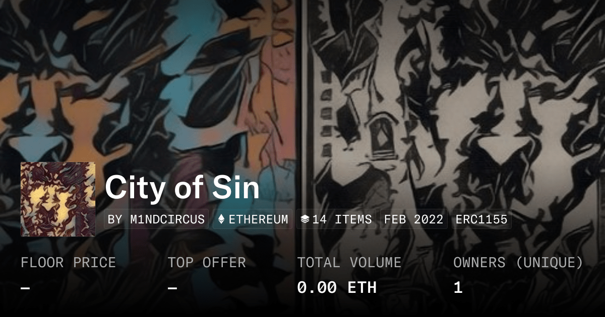 City Of Sin Collection Opensea