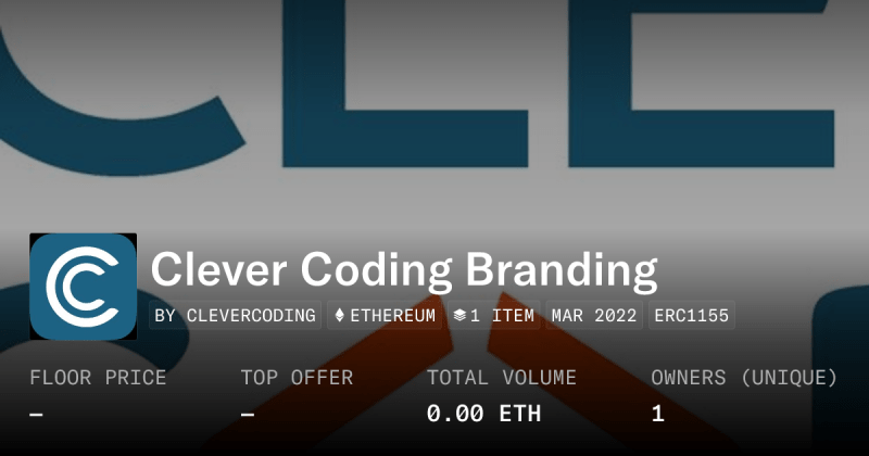 Clever Coding Branding Collection Opensea - Download Elegant Ocean Texture | Ultra HD