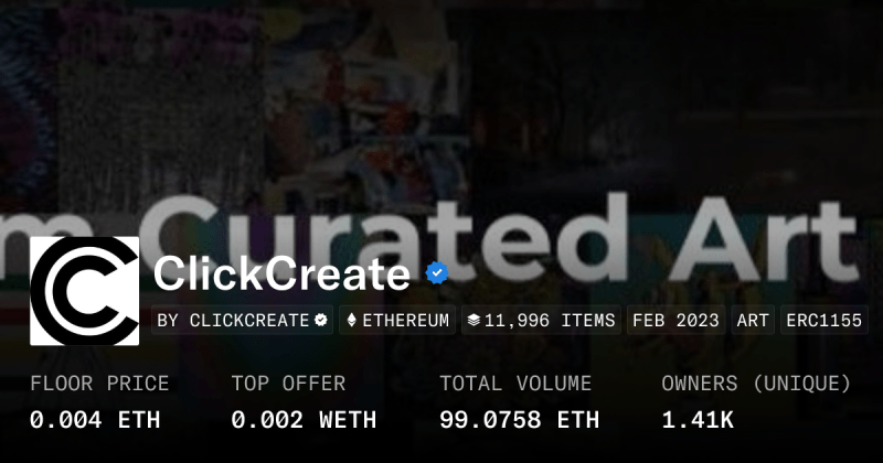 Click Click Collection Opensea - Light Designs - Professional Ultra HD Collection