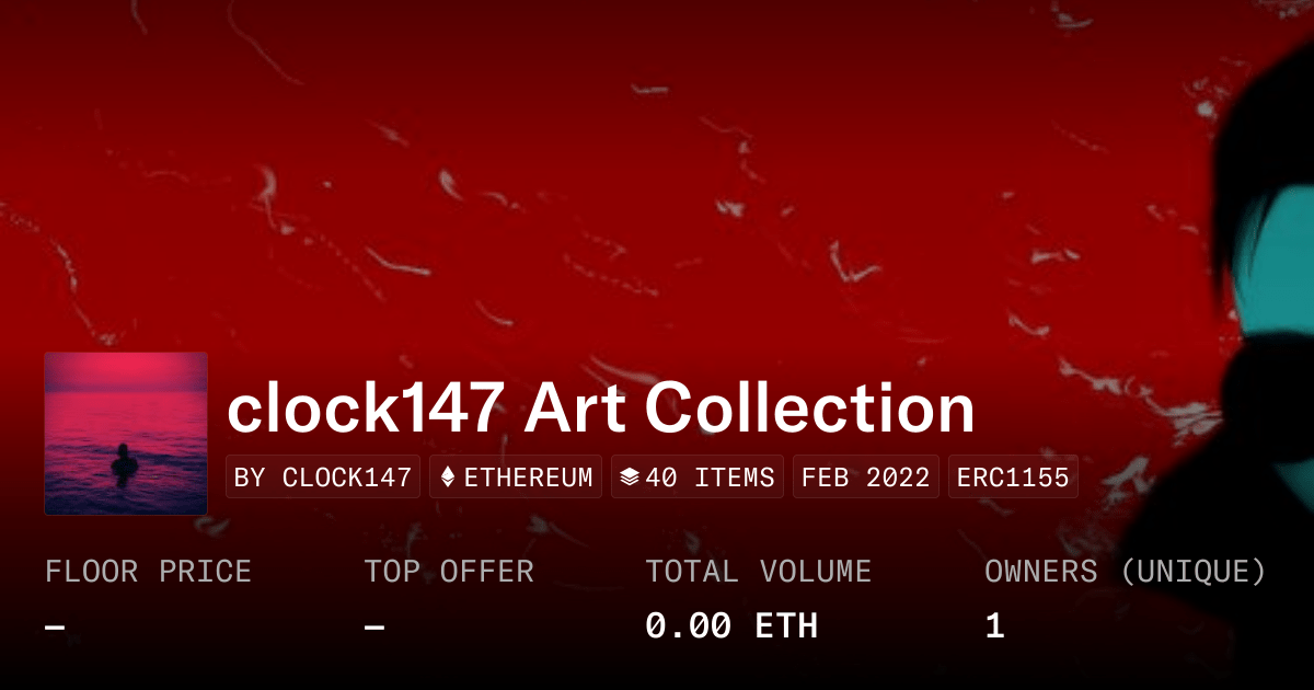 Clock147 Art Collection Collection Opensea
