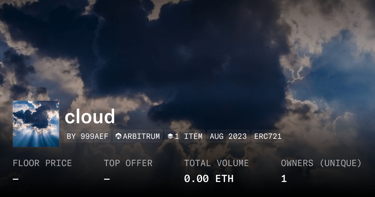 Cloud Collection Opensea