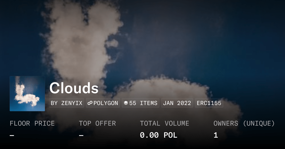 Clouds Collection Opensea